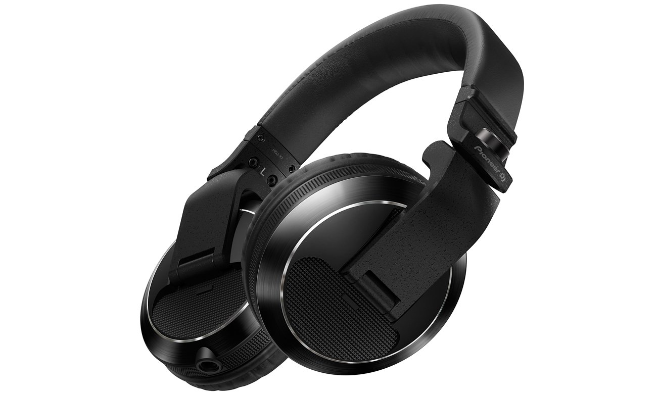 Słuchawki dla DJ Pioneer HDJ-X7 Czarne - Widok od przodu pod kątem