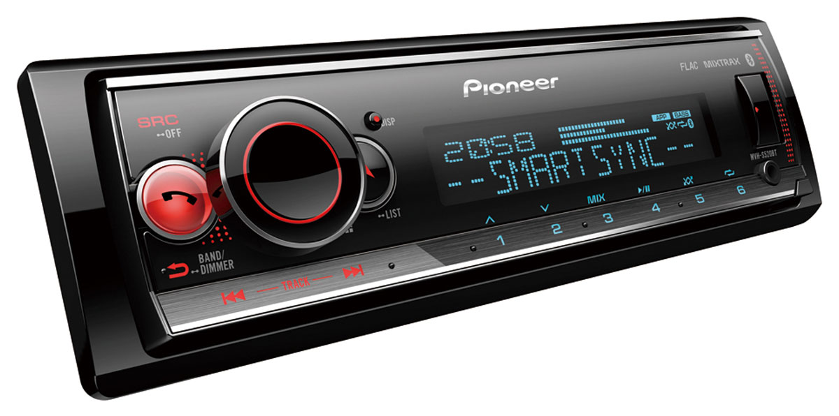 Radioodtwarzacz Pioneer MVH-S520BT - Widok ogólny