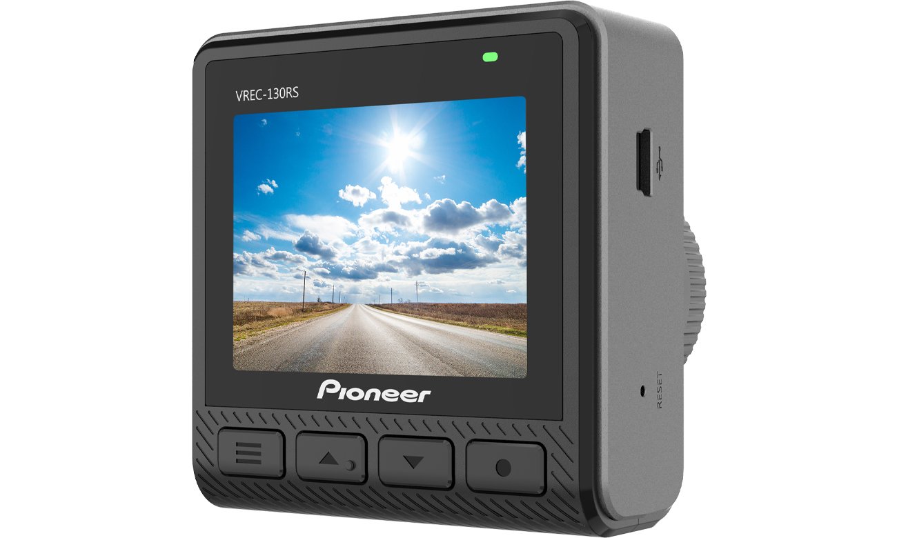 Wideorejestrator Pioneer VREC-130RS - Widok od tyłu pod kątem