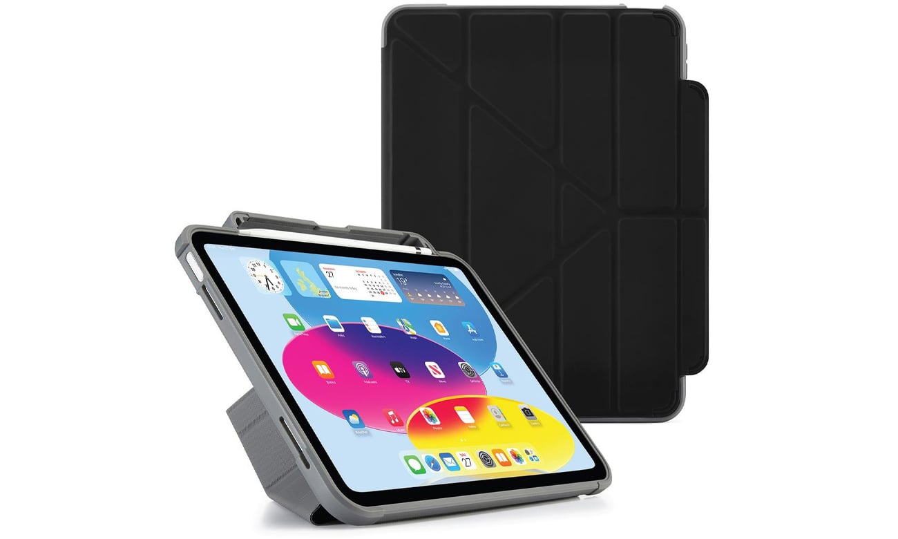 Etui Pipetto Origami Pencil Shield do iPad 2022 (10. gen.) black
