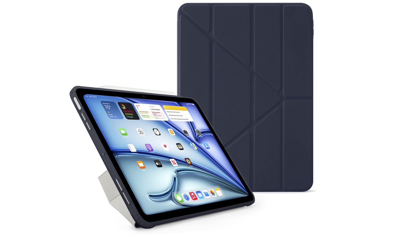 Etui Pipetto Origami No1 Original Case do iPad Air 11'' (2024) Granatowe - Widok ogólny