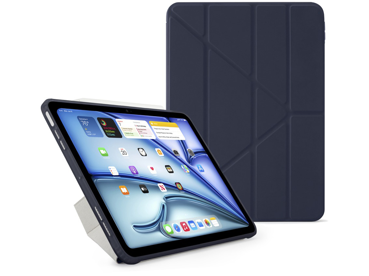 Etui Pipetto Origami No1 Original Case do iPad Air 11'' (2024) Granatowe - Widok ogólny