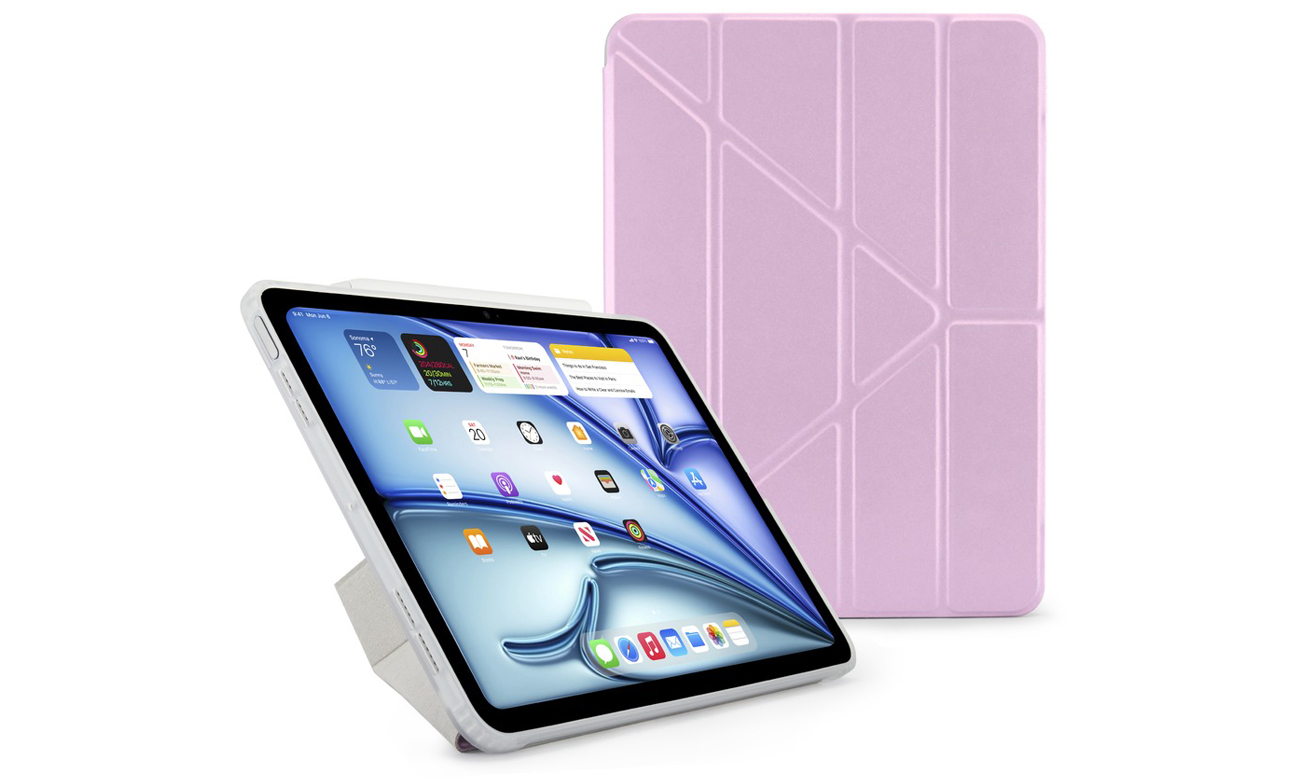Etui Pipetto Origami No1 Original Case do iPad Air 11'' (2024) Fioletowe - Widok ogólny