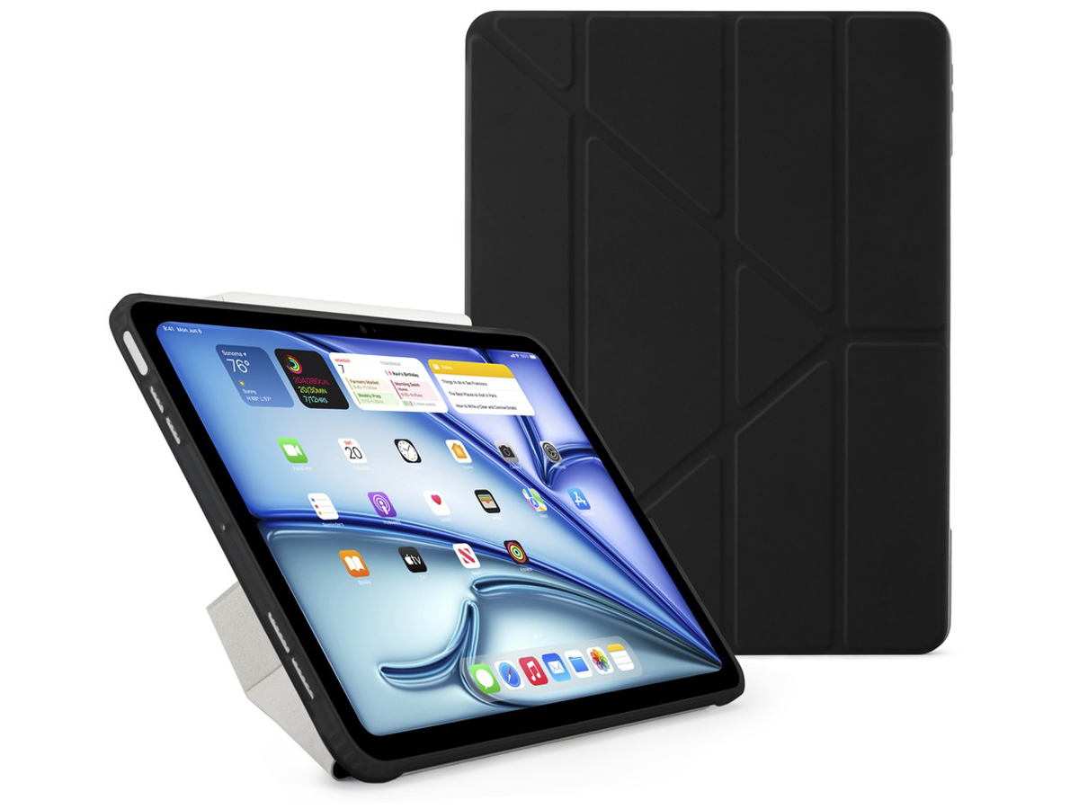 Etui Pipetto Origami No1 Original Case do iPad Air 13'' (2024) Czarne - Widok ogólny