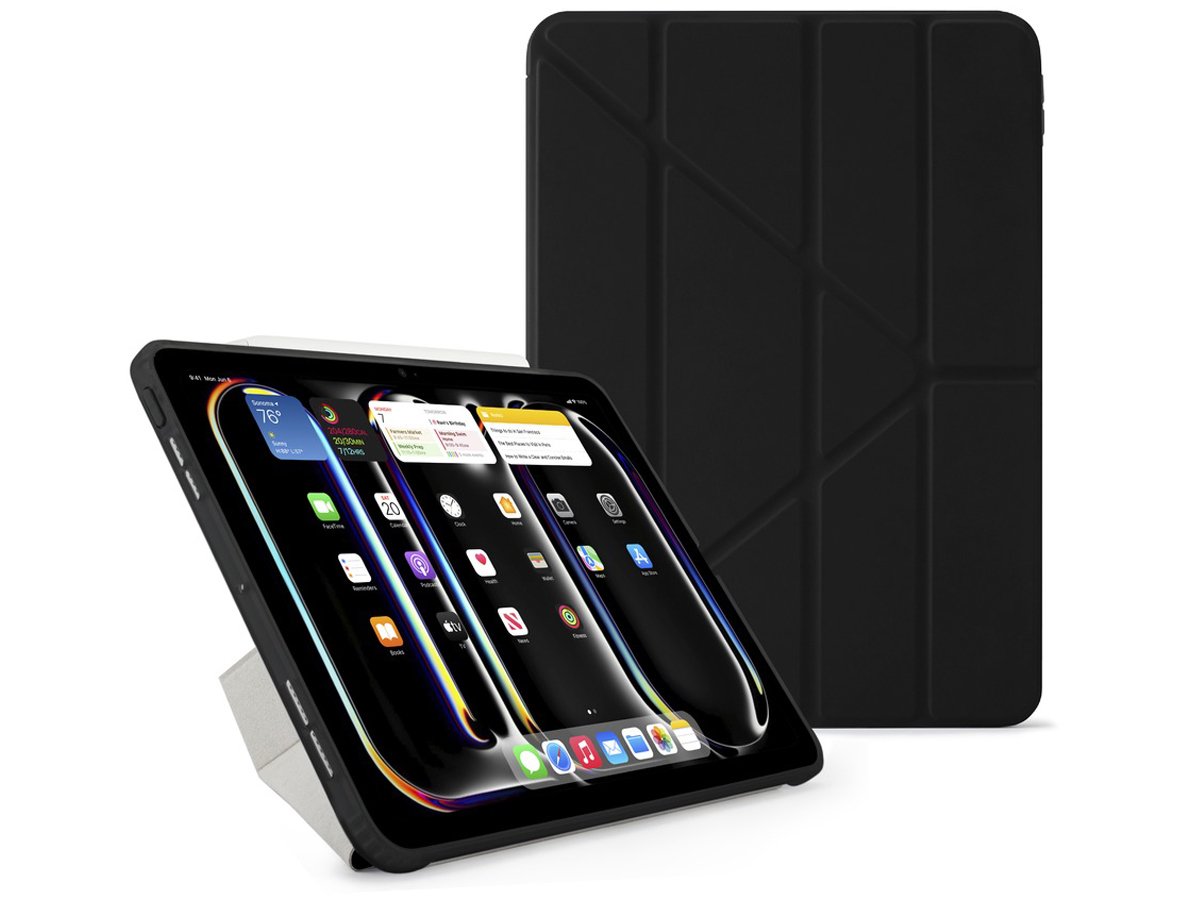 Etui Pipetto Origami No1 Original Case do iPad Pro 11'' (2024) Czarne - Widok ogólny