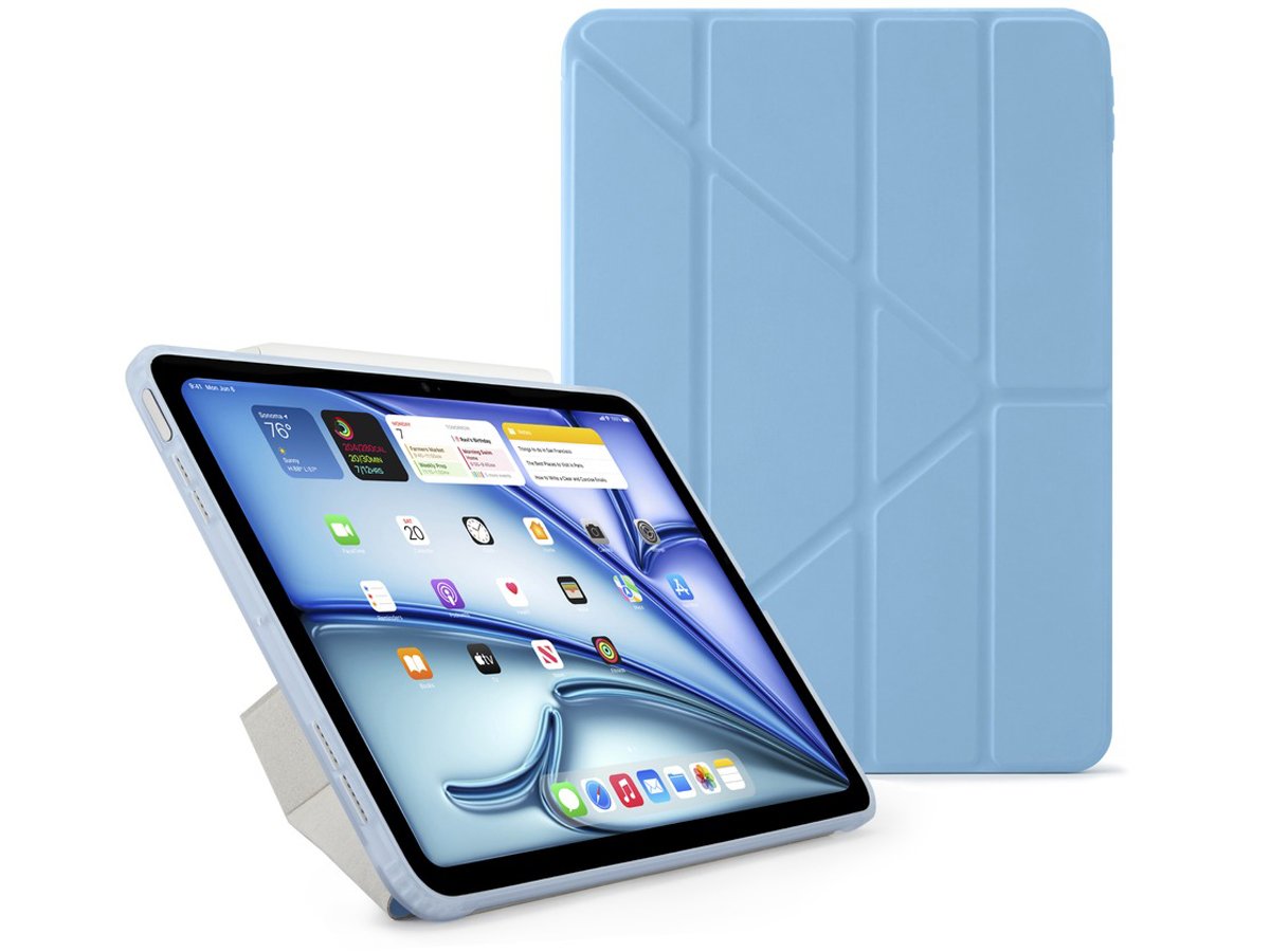 Etui Pipetto Origami No1 Original Case do iPad Air 11'' (2024) Niebieskie - Widok ogólny
