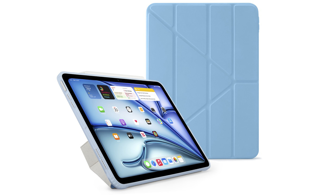 Etui Pipetto Origami No1 Original Case do iPad Air 13'' (2024) Niebieskie - Widok ogólny