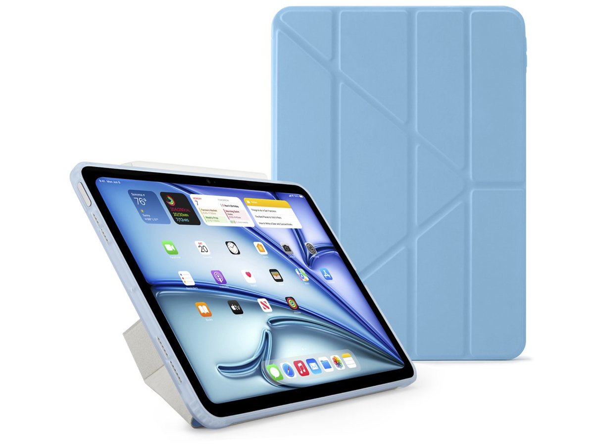 Etui Pipetto Origami No1 Original Case do iPad Air 13'' (2024) Niebieskie - Widok ogólny