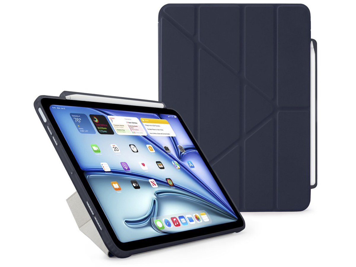 Etui Pipetto Origami No3 Pencil Case do iPad Air 11'' (2024) Granatowe - Widok ogólny