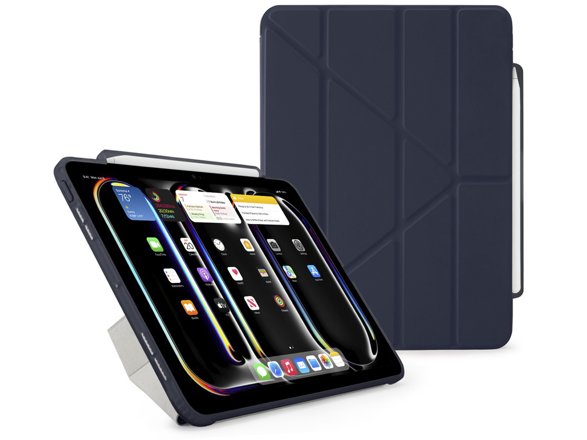 Etui Pipetto Origami No3 Pencil Case do iPad Pro 11'' (2024) Granatowe - Widok ogólny