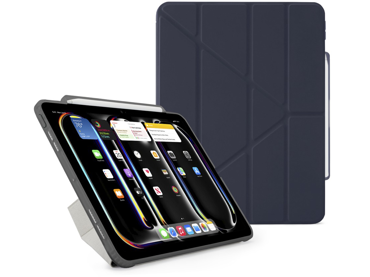 Etui Pipetto Origami No3 Pencil Case do iPad Pro 13'' (2024) Granatowe - Widok ogólny