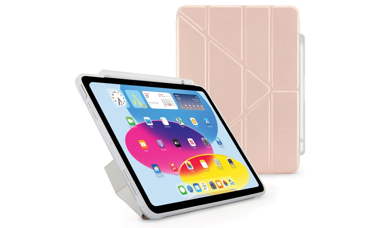 Etui Pipetto Origami No3 Pencil Case do iPad 10.9 (2022) metallic pink