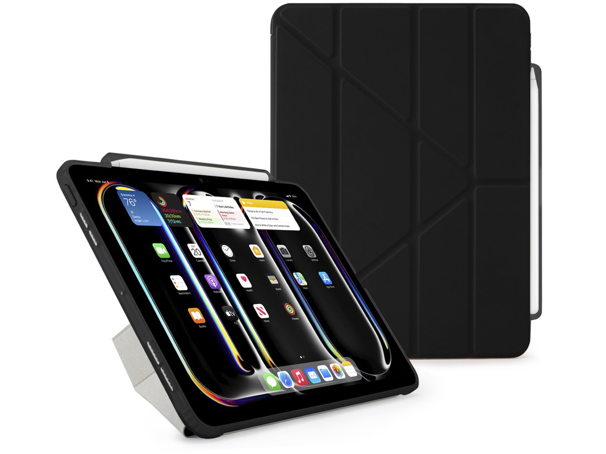 Etui Pipetto Origami No3 Pencil Case do iPad Pro 11'' (2024) Czarne - Widok ogólny