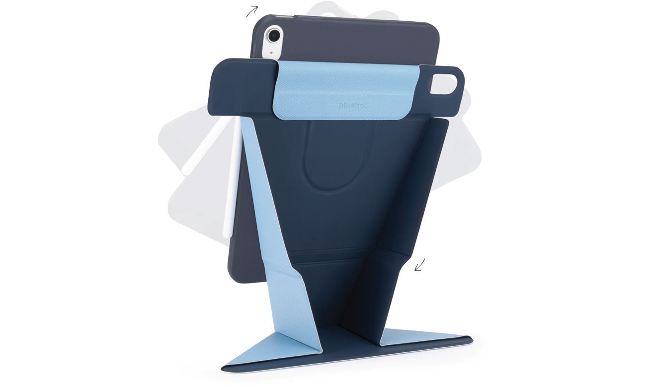 Pipetto Origami No6 Stand case iPad Air 13'' (2024) dark blue