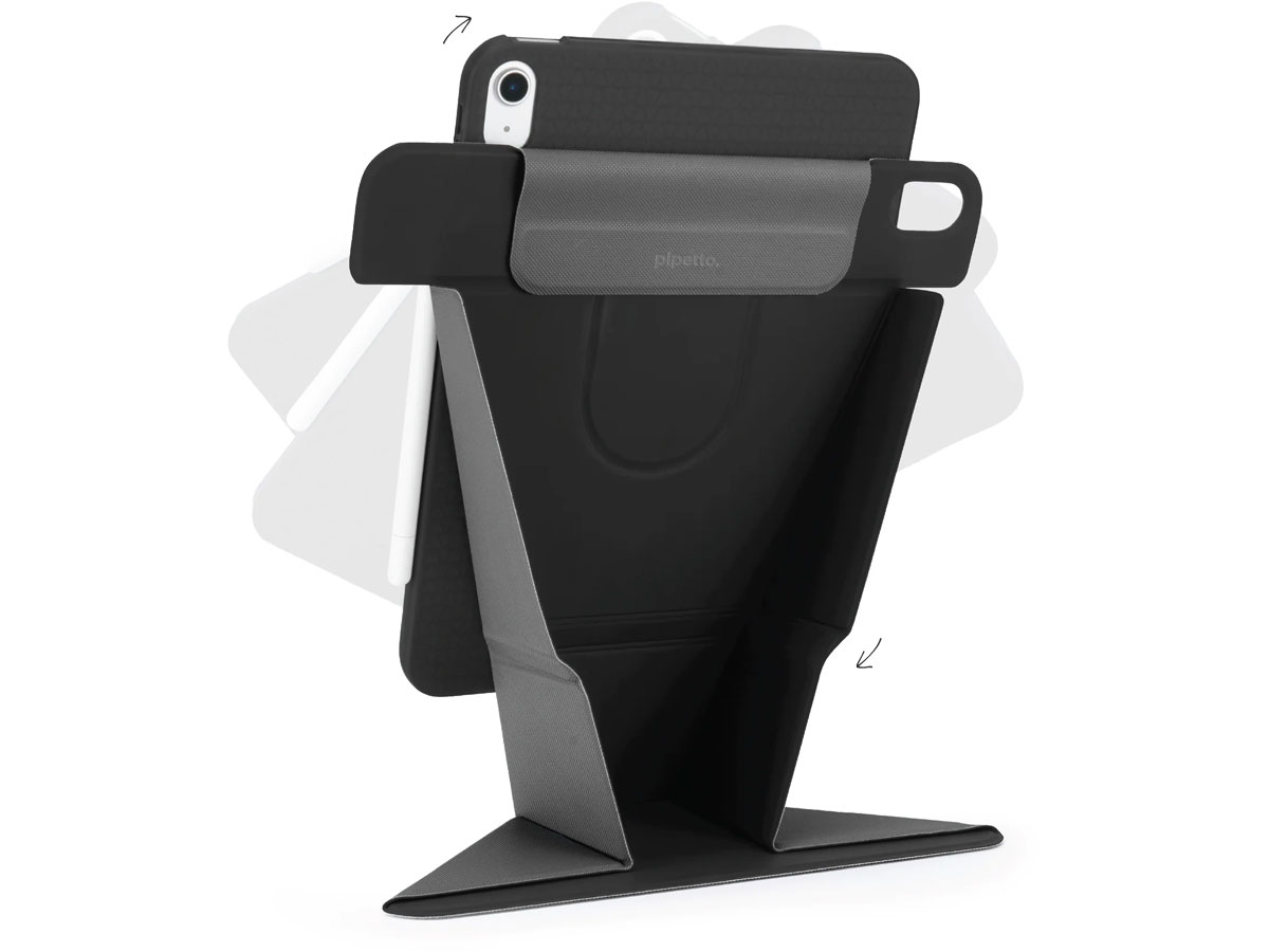 Pipetto Origami No6 Stand case iPad Air 13'' (2024) black