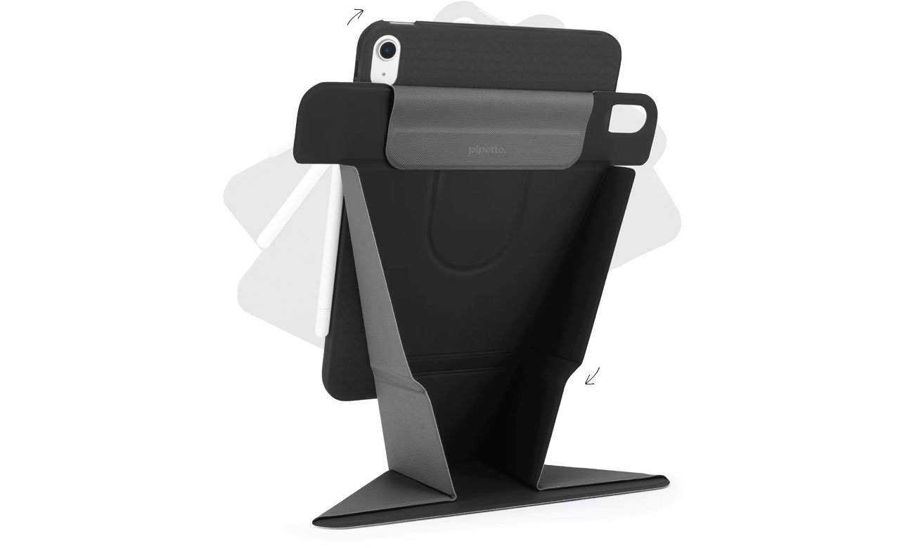Pipetto Origami No6 Stand Case iPad 10.9'' (2022) black