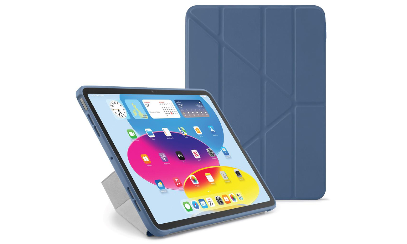 Etui Pipetto Origami do iPad 10.9'' (2022) navy blue