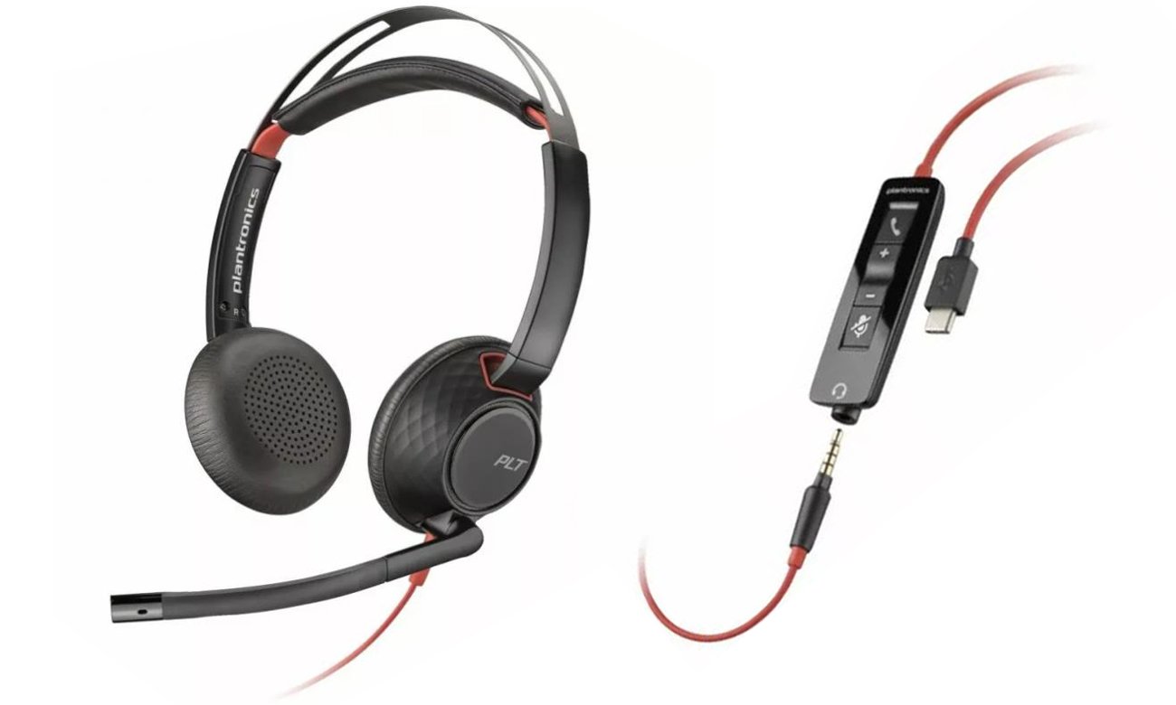Zestaw słuchawkowy Poly Blackwire 5220 Stereo - Widok ogólny