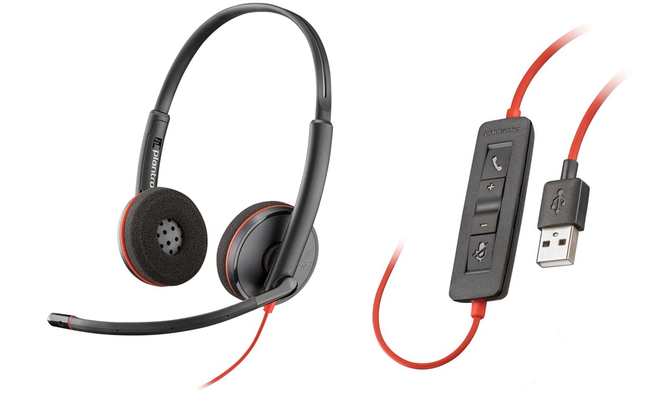 Zestaw słuchawkowy Poly Blackwire C3220 USB-A - Widok ogólny