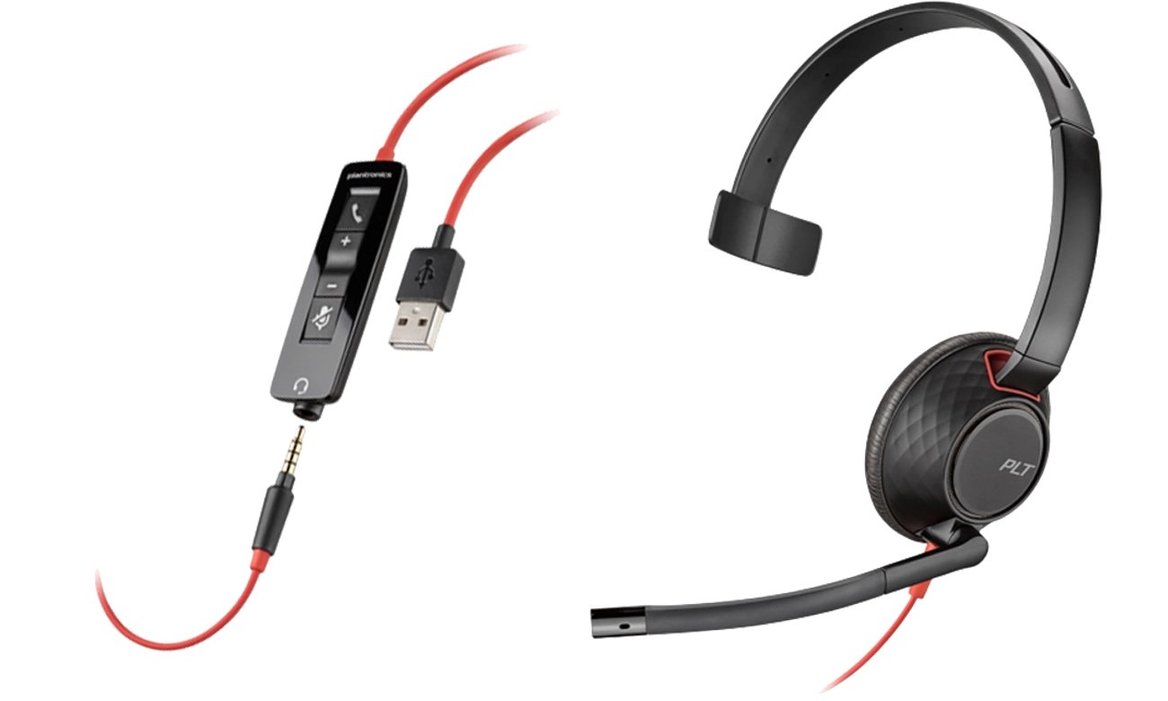 Zestaw słuchawkowy Poly Blackwire C5210 USB-A - Widok ogólny