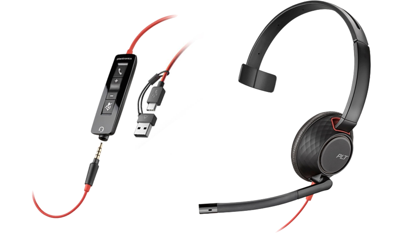 Zestaw słuchawkowy Poly Blackwire C5210 USB-A/USB-C - Widok ogólny