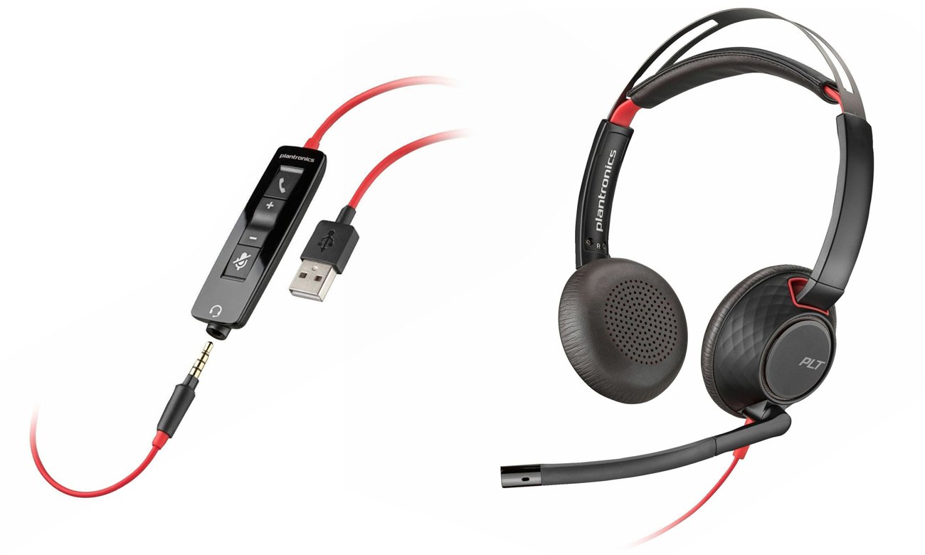 Zestaw słuchawkowy Poly Blackwire C5220 Stereo USB-A UC - Widok ogólny