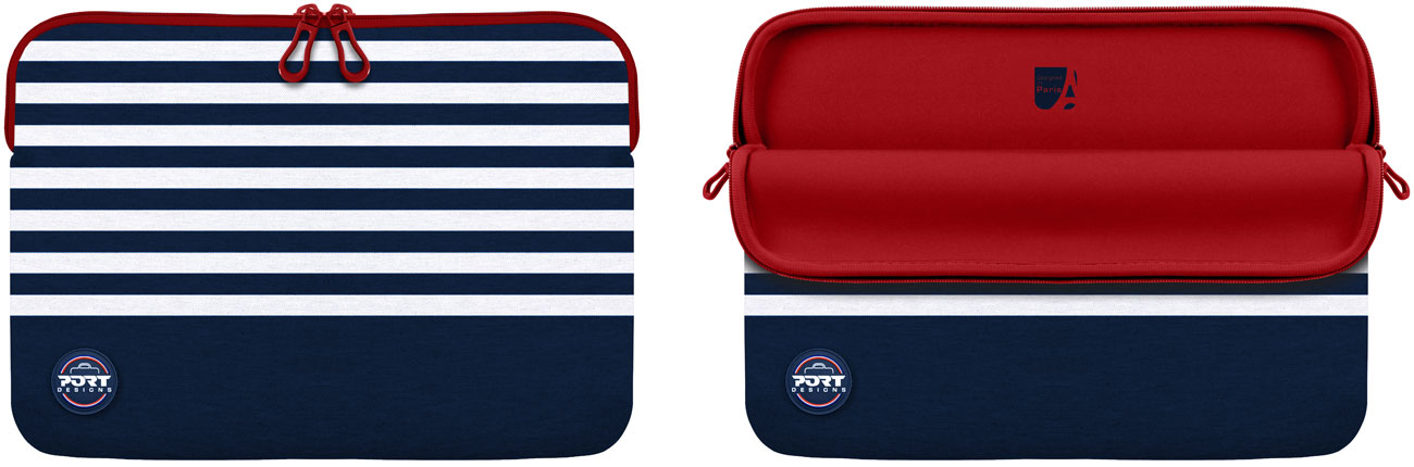 Etui na laptopa Port Designs LA MARINIERE 13/14 navy/white
