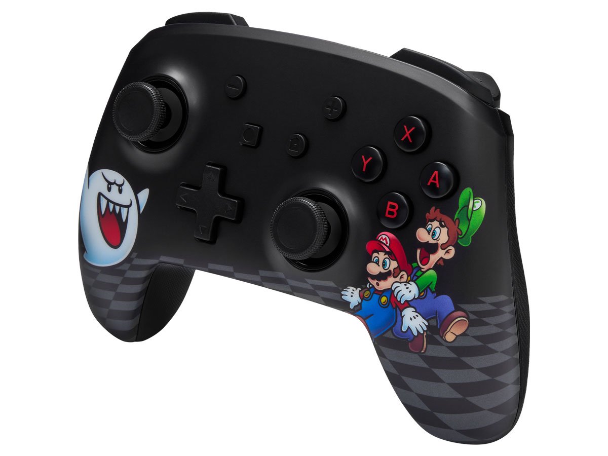 PowerA Enhanced Lumectra Mario Peek-A-Boo do Nintendo Switch - Widok od przodu pod kątem