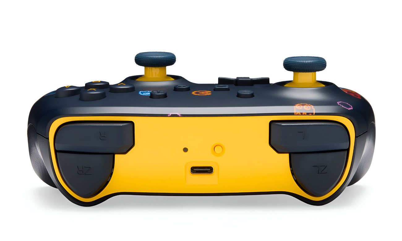 PowerA Enhanced Lumectra PAC-MAN do Nintendo Switch - Widok od tyłu