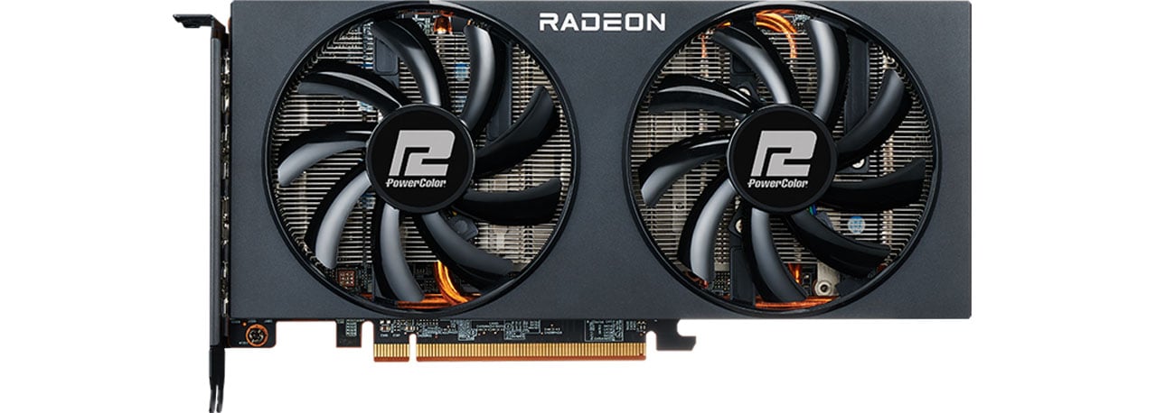 PowerColor Radeon RX 6700 XT Fighter chłodzenie