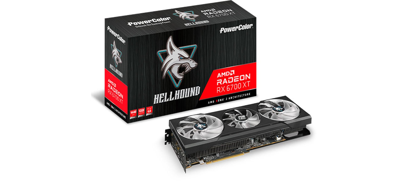 PowerColor Radeon RX 6700XT Hellhound 12GB GDDR6 AXRX 6700XT 12GBD6-3DHL