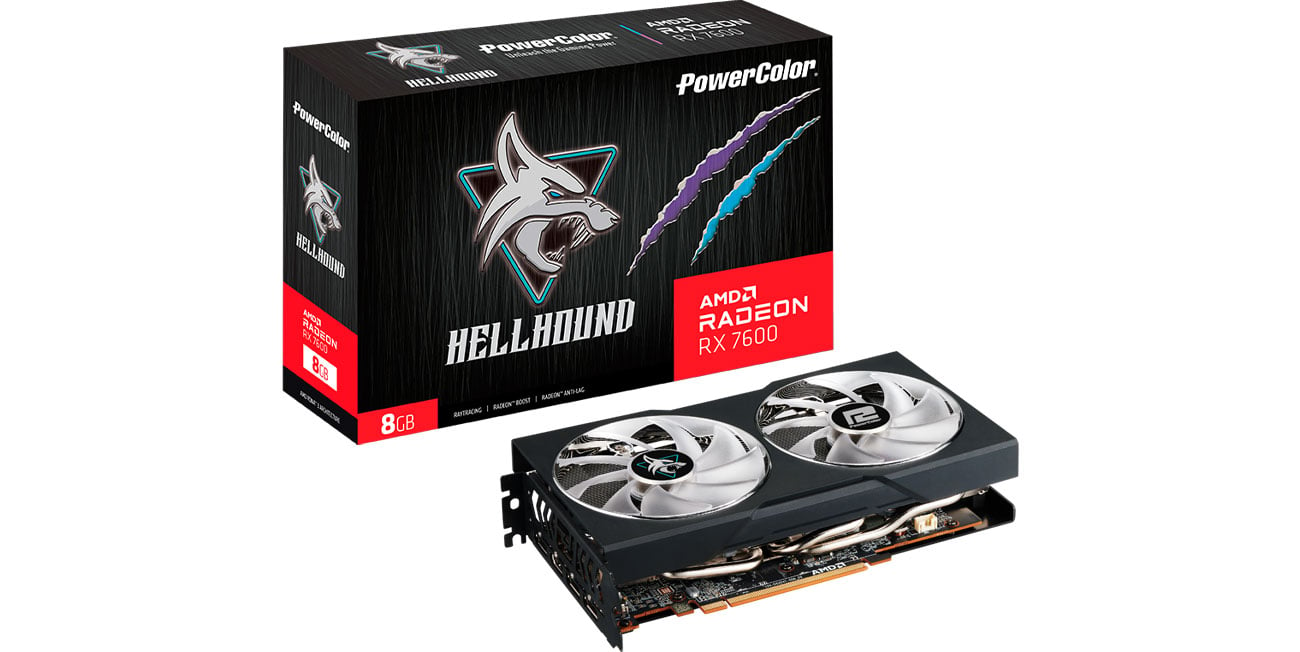 Karta graficzna PowerColor Radeon RX 7600 Hellhound 8 GB GDDR6