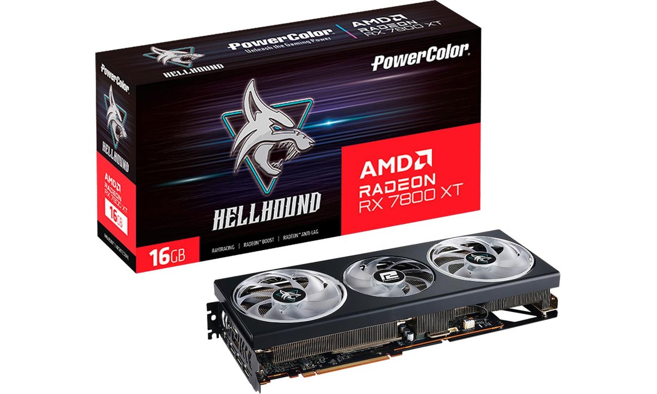 PowerColor Radeon RX 7800 XT Hellhound 16 GB GDDR6