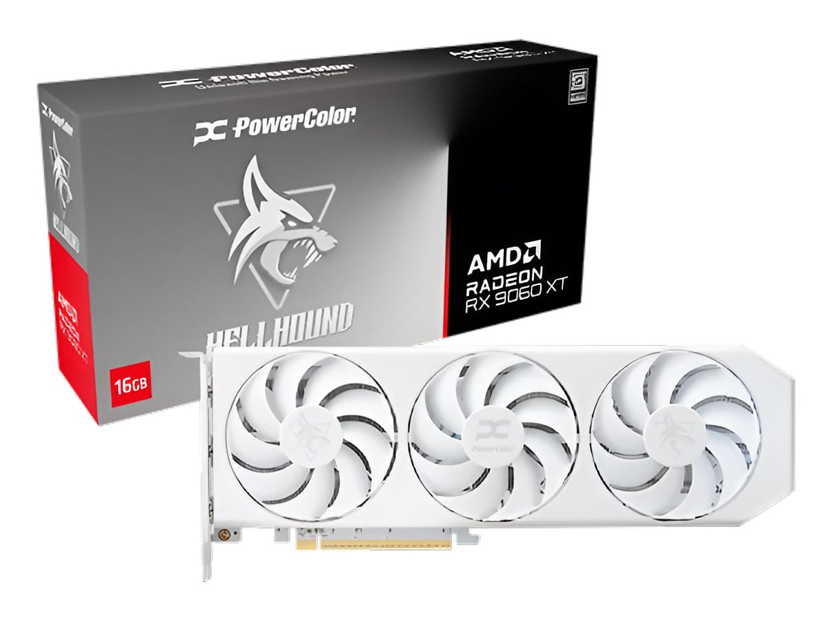 PowerColor Radeon RX 9060 XT Reaper White 16GB GDDR6
