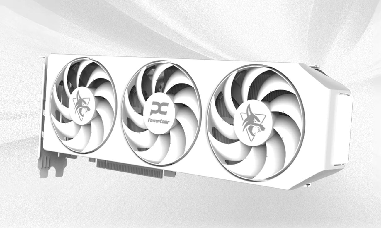 PowerColor Radeon RX 9060 XT Hellhound Spectral White 16GB GDDR6