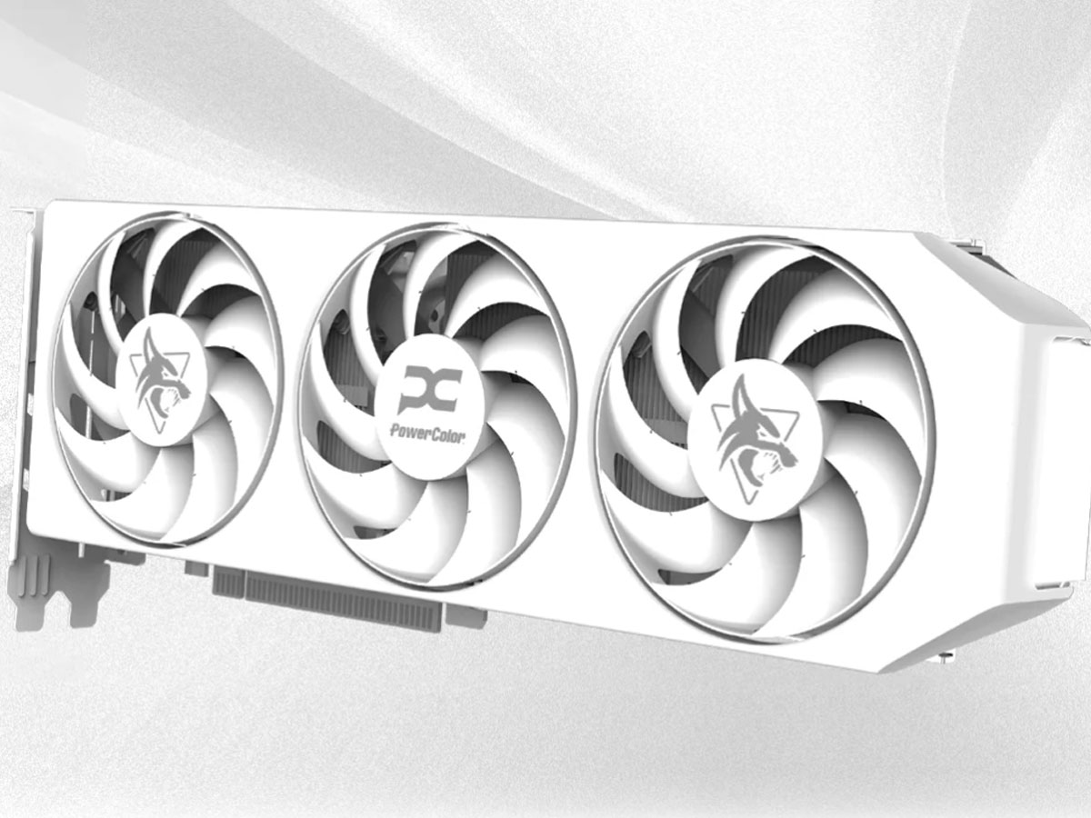 PowerColor Radeon RX 9060 XT Hellhound Spectral White 16GB GDDR6