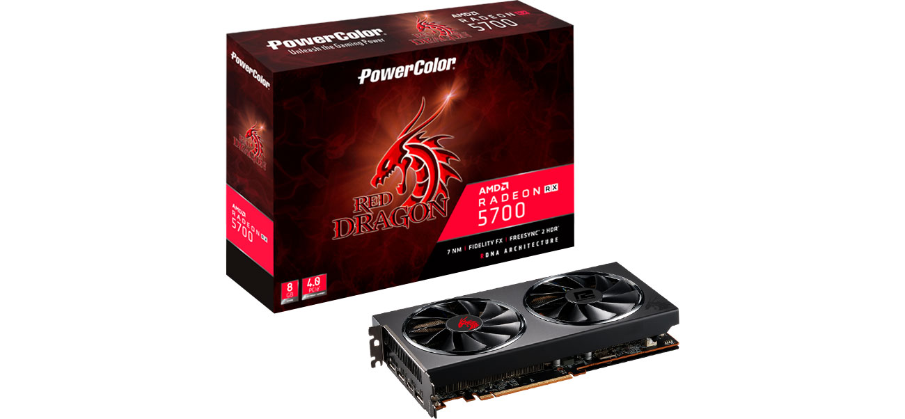 Karta graficzna AMD PowerColor Radeon RX 5700 Red Dragon 8GB GDDR6