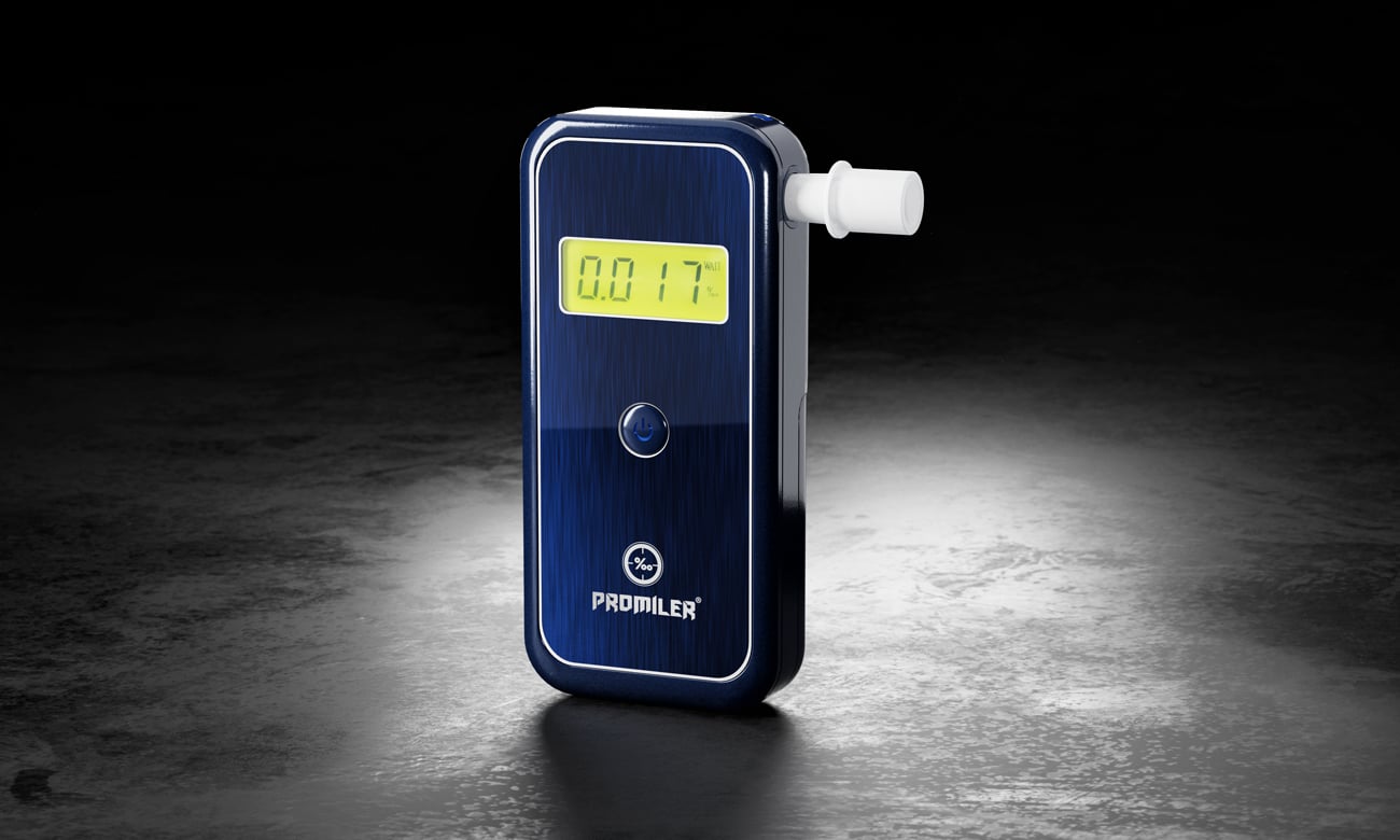 Alkomat osobisty Promiler AL 9000 - Grafika z tłem