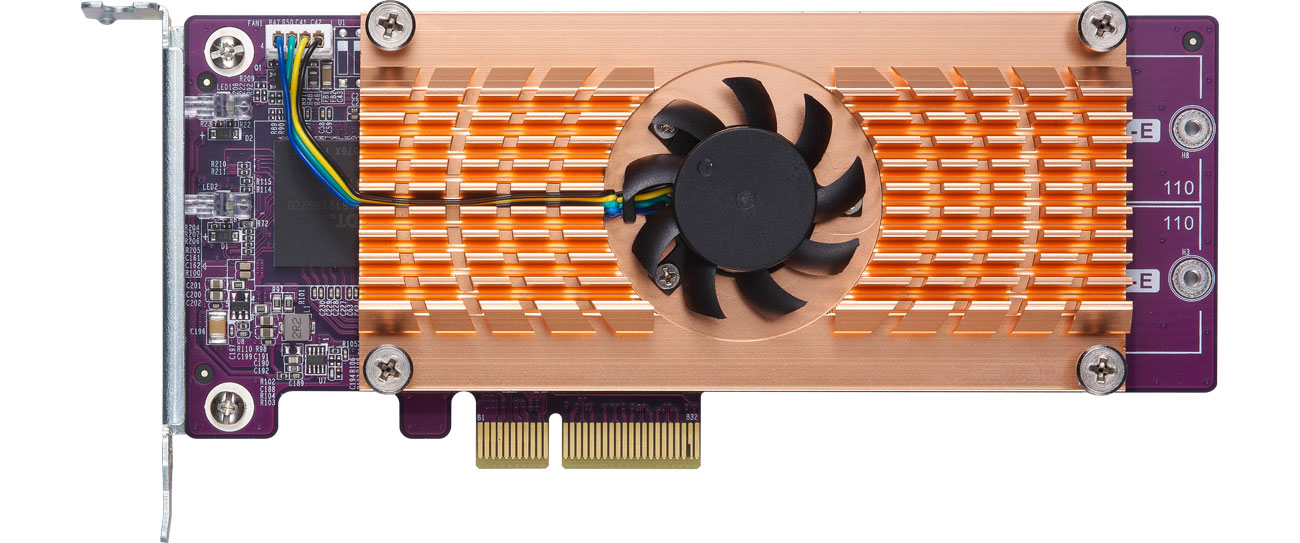 Karta rozszerzeń do dysków NAS QNAP QM2-2S