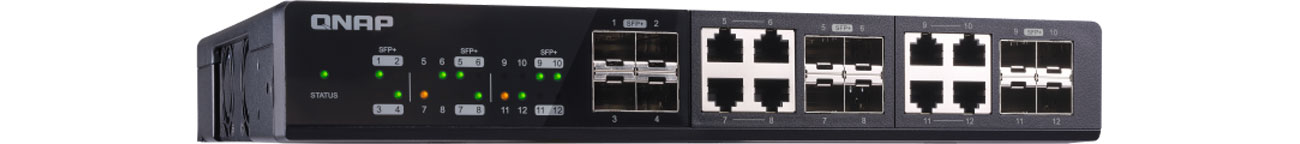 Switch QNAP 12p QSW-1208-8C (4xSFP+ 8xCombo SFP+) QSW-1208-8C