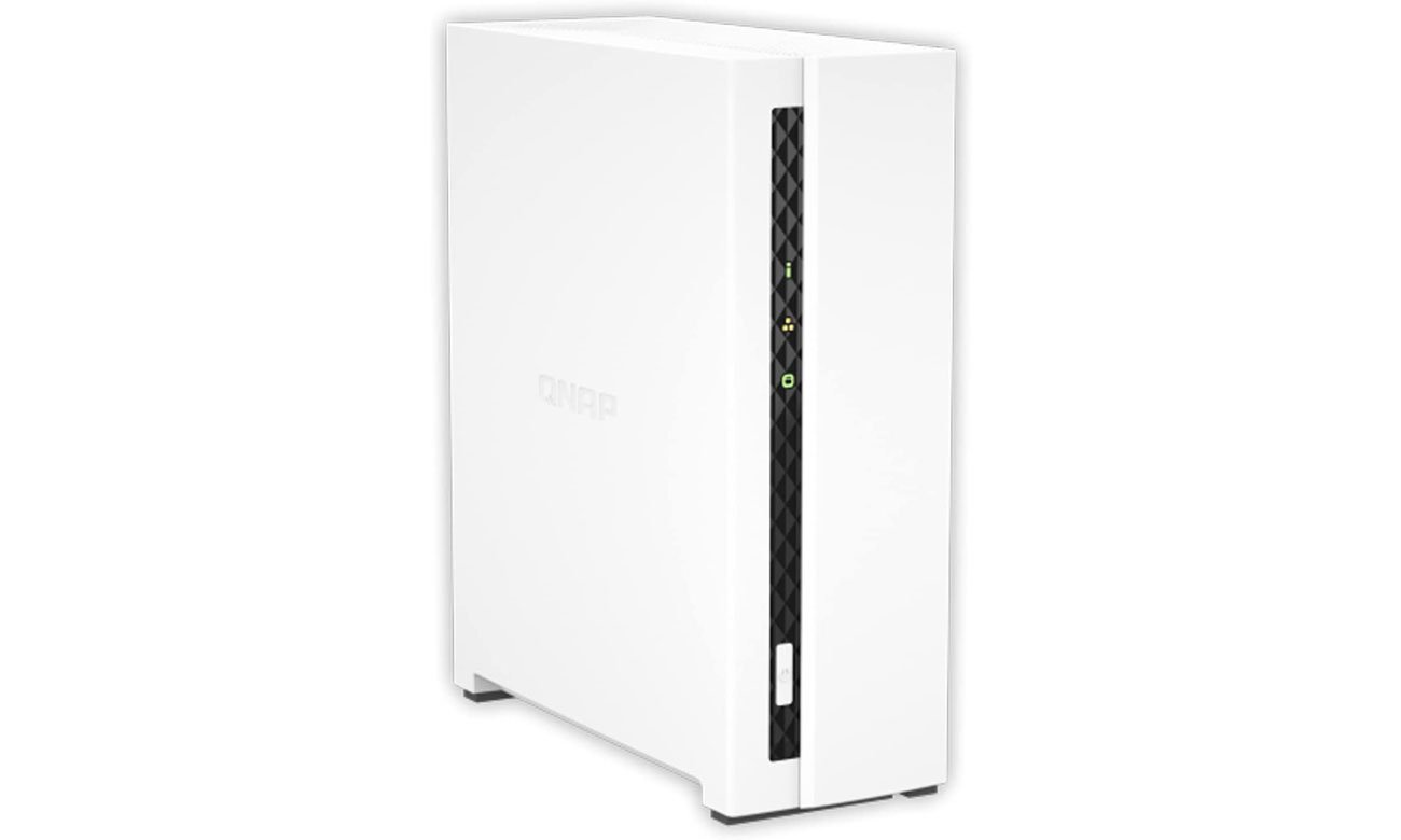 Serwer NAS QNAP TS-133 - Widok od przodu i prawego boku