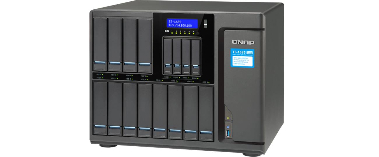 QNAP TS-1685 12xHDD,4xSSD 6x2.2GHz