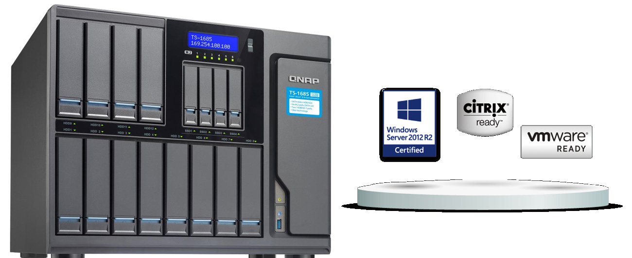 QNAP TS-1685 pamięć masowa do wirtualizacji