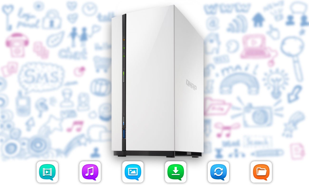 QNAP TS-228A Wszystkie funkcje NAS również w trasie