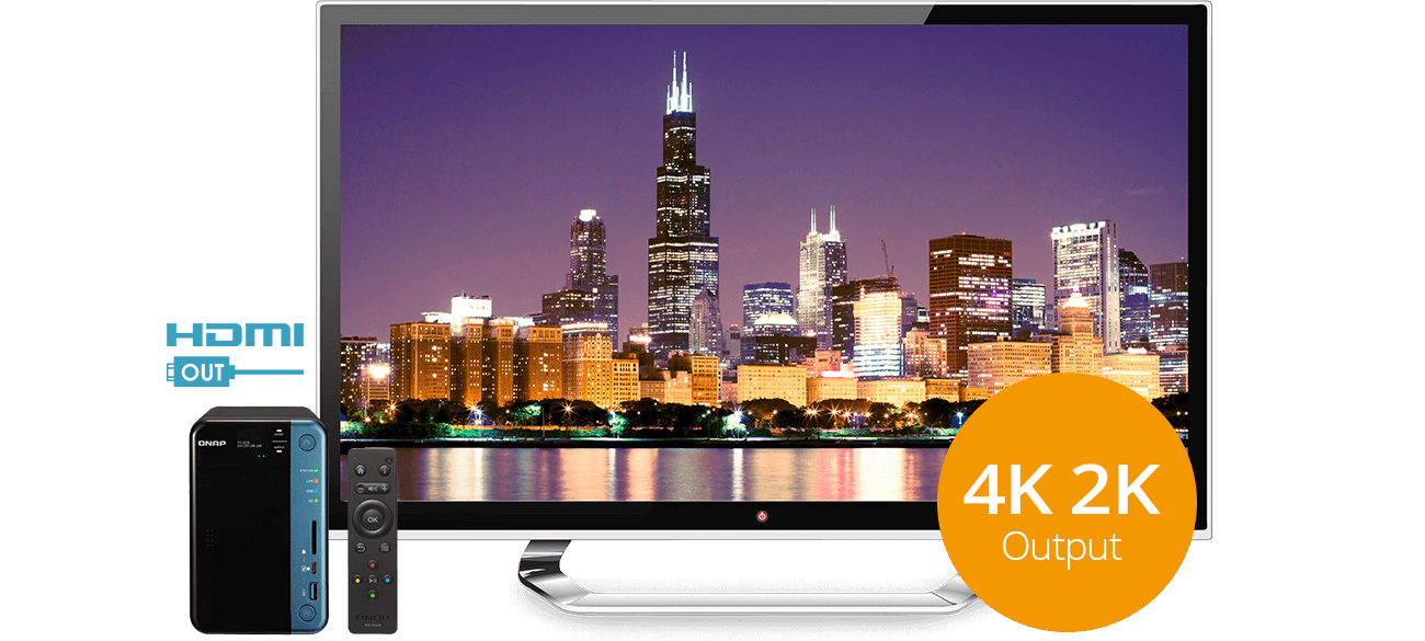 QNAP TS-253B-8G HDMI 4K