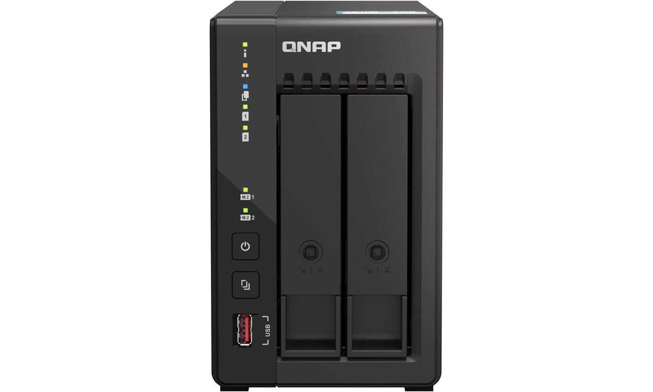 QNAP TS-253E-8G widok z przodu