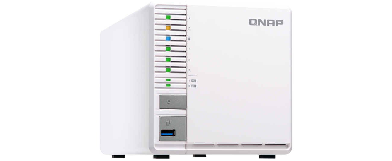 Serwer QNAP TS-351-2G - Widok z przodu
