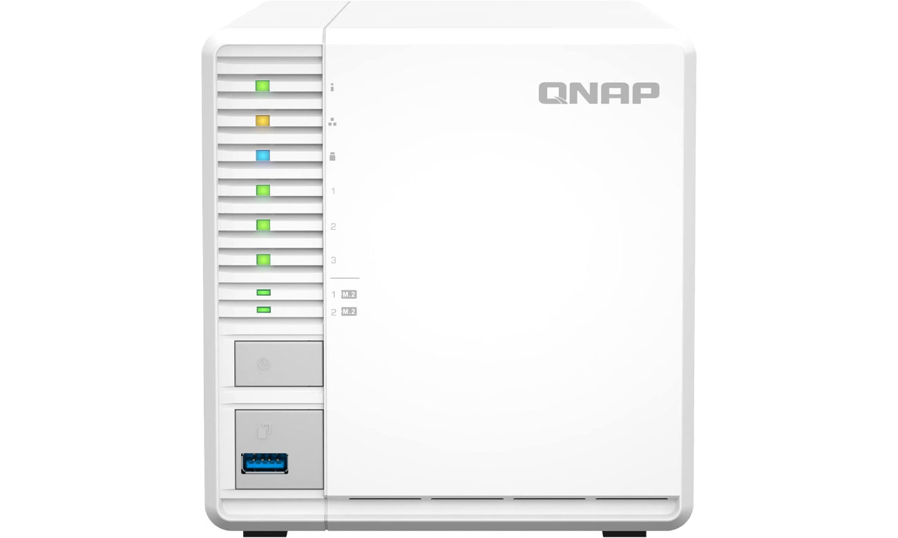 Serwer NAS z macierzą RAID QNAP TS-364 - Widok od przodu