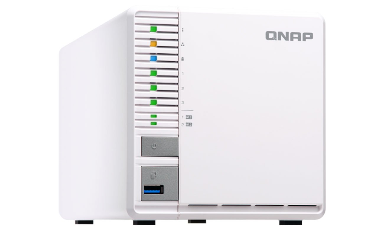 QNAP TS-364-8G widok z przodu pod kątem