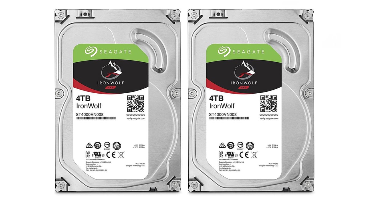 Dwa dyski Seagate 4TB 5900obr. 64MB IronWolf